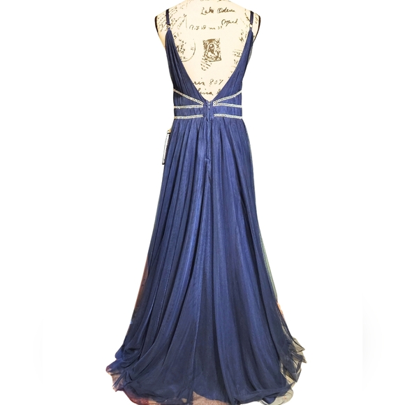 TLC Say Yes To The Prom Elegant Rhinestone-Trim Evening Gown - Picture 11 of 14